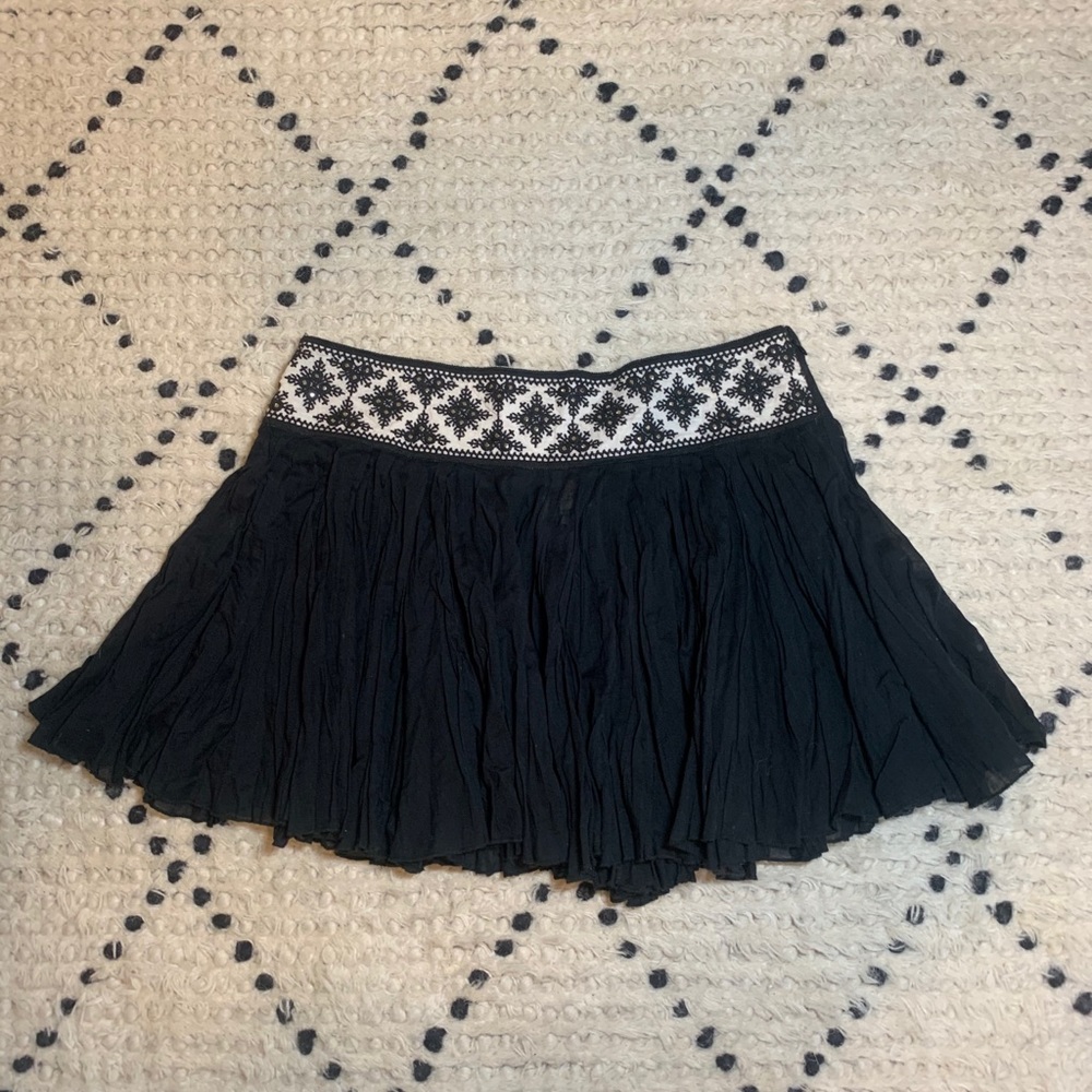 Free People One “Kelisi” Embroidered Skirt